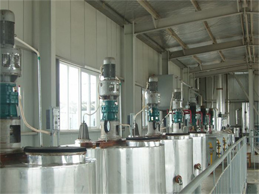 usine de raffinage automatique et continue d’huile de palme brute